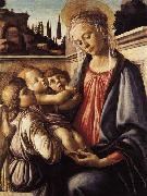 Sandro Botticelli, Madonna and Child and Two Angels